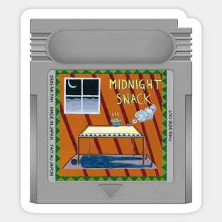 Midnight Snack Game Cartridge Sticker